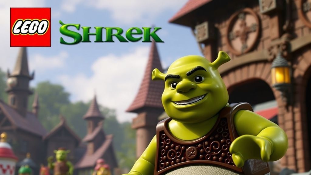 乐高史莱克套装震撼预售！经典三人组重现沼泽传奇